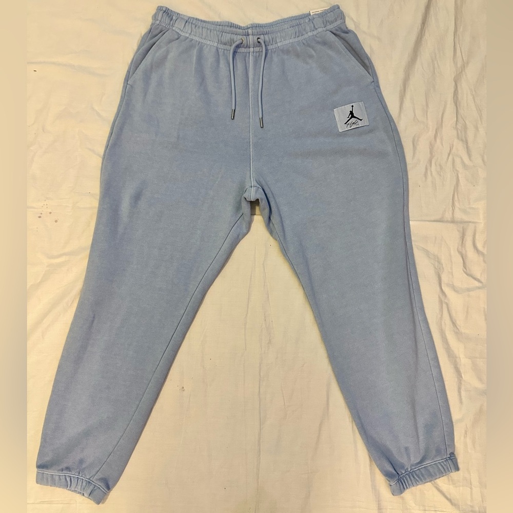 Air Jordan Flight Fleece Pants Sweatpants Light Blue Men’s XL